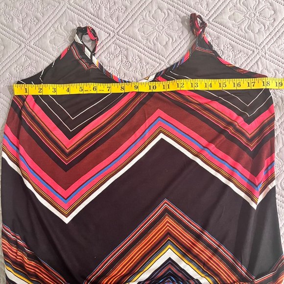 Lascana Multicolor Strappy Sleeveless Dress‎ Size 8 - Picture 4 of 6